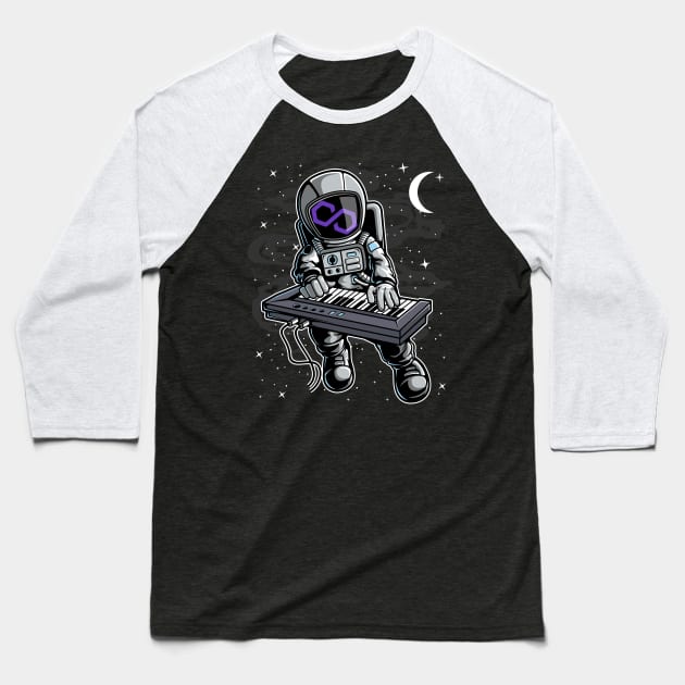 Astronaut Organ Polygon Matic Coin To The Moon Crypto Token Cryptocurrency Blockchain Wallet Birthday Gift For Men Women Kids Baseball T-Shirt by Thingking About